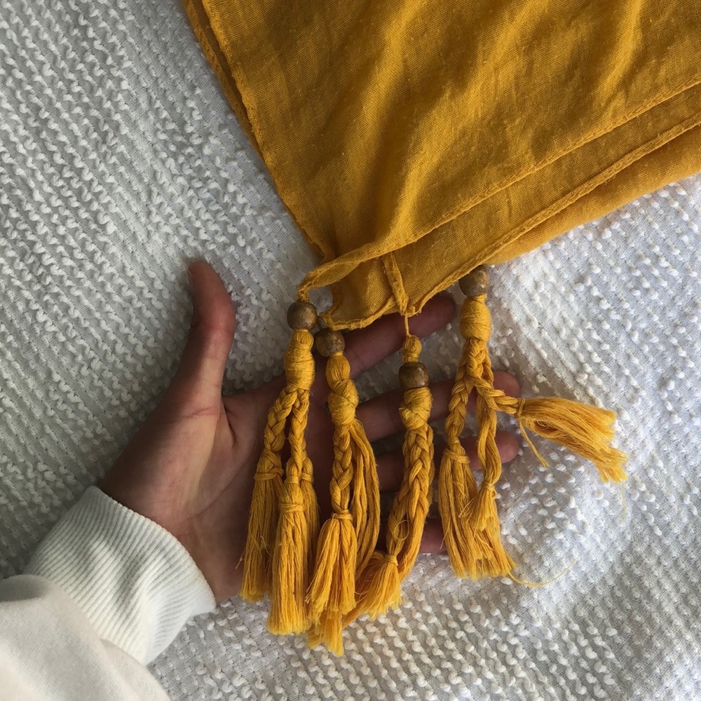 Yellow scarf
